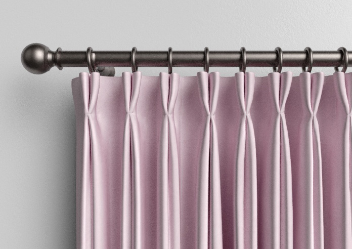 Faux Suede, Pastel Pink - Made to Measure Curtains - Image 10